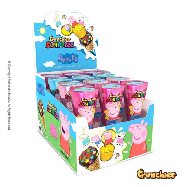 Cones Chocolate PeppaPig c/12uni