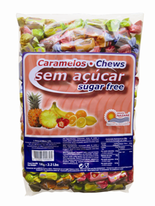 Caramelos Fruta S/ Açucar 1Kg