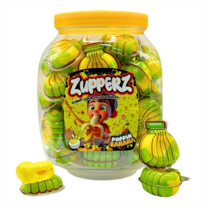 Goma Banana Recheada c/50uni