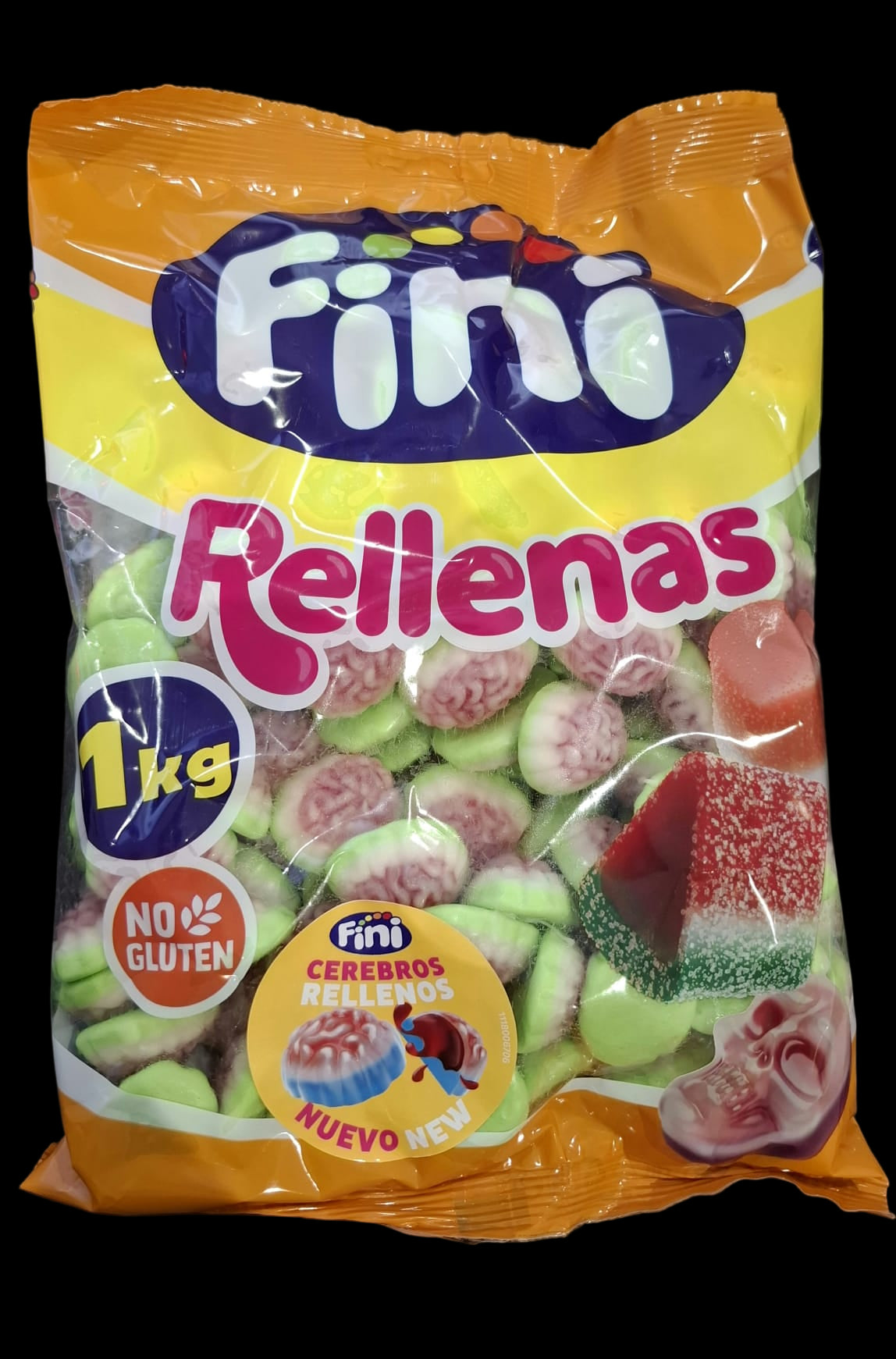 Cérebros Verdes Recheio 1Kg