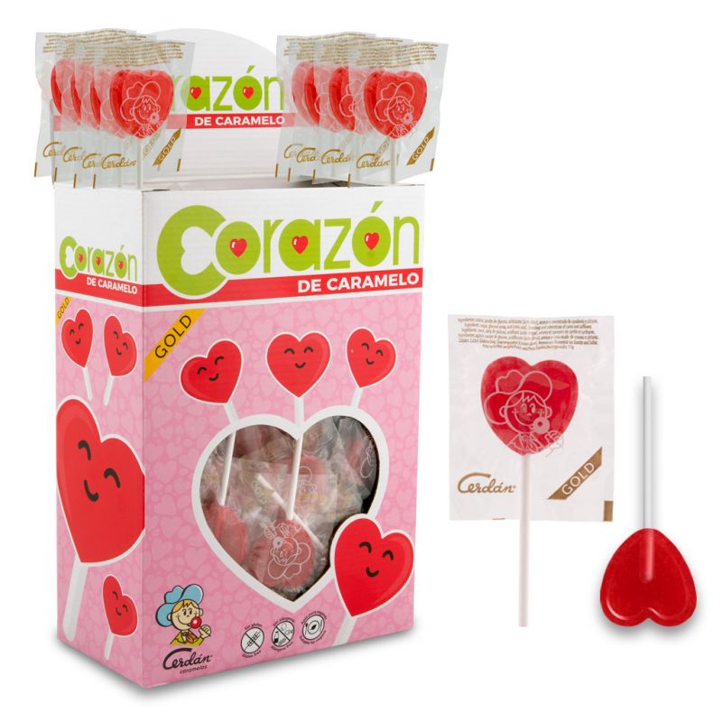 Corazones Chupa c/110uni