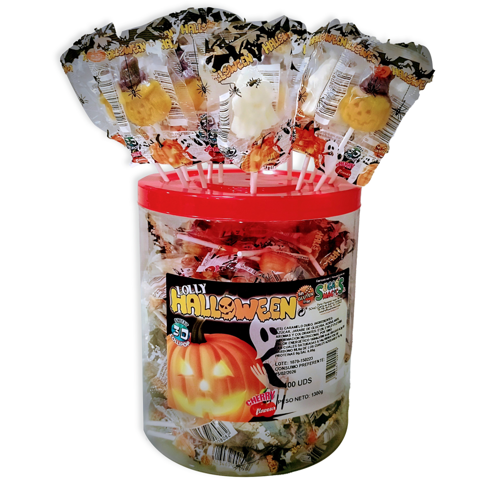 Chupa Halloween c/100uni