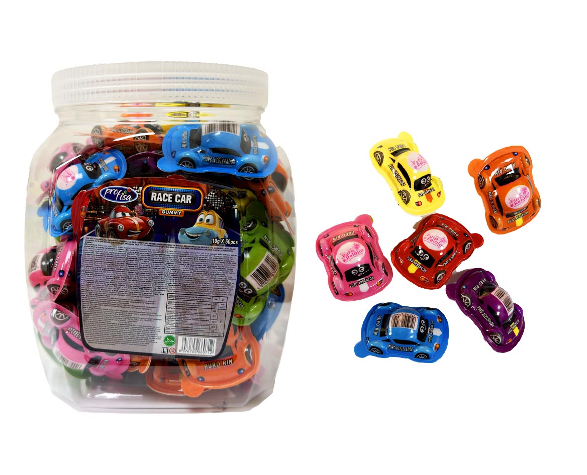 Race Car 3d Goma c/50uni