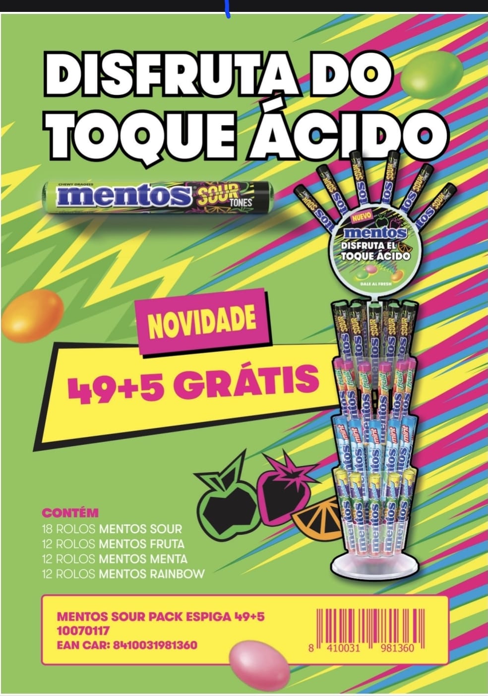Espiga Mentos c/54uni