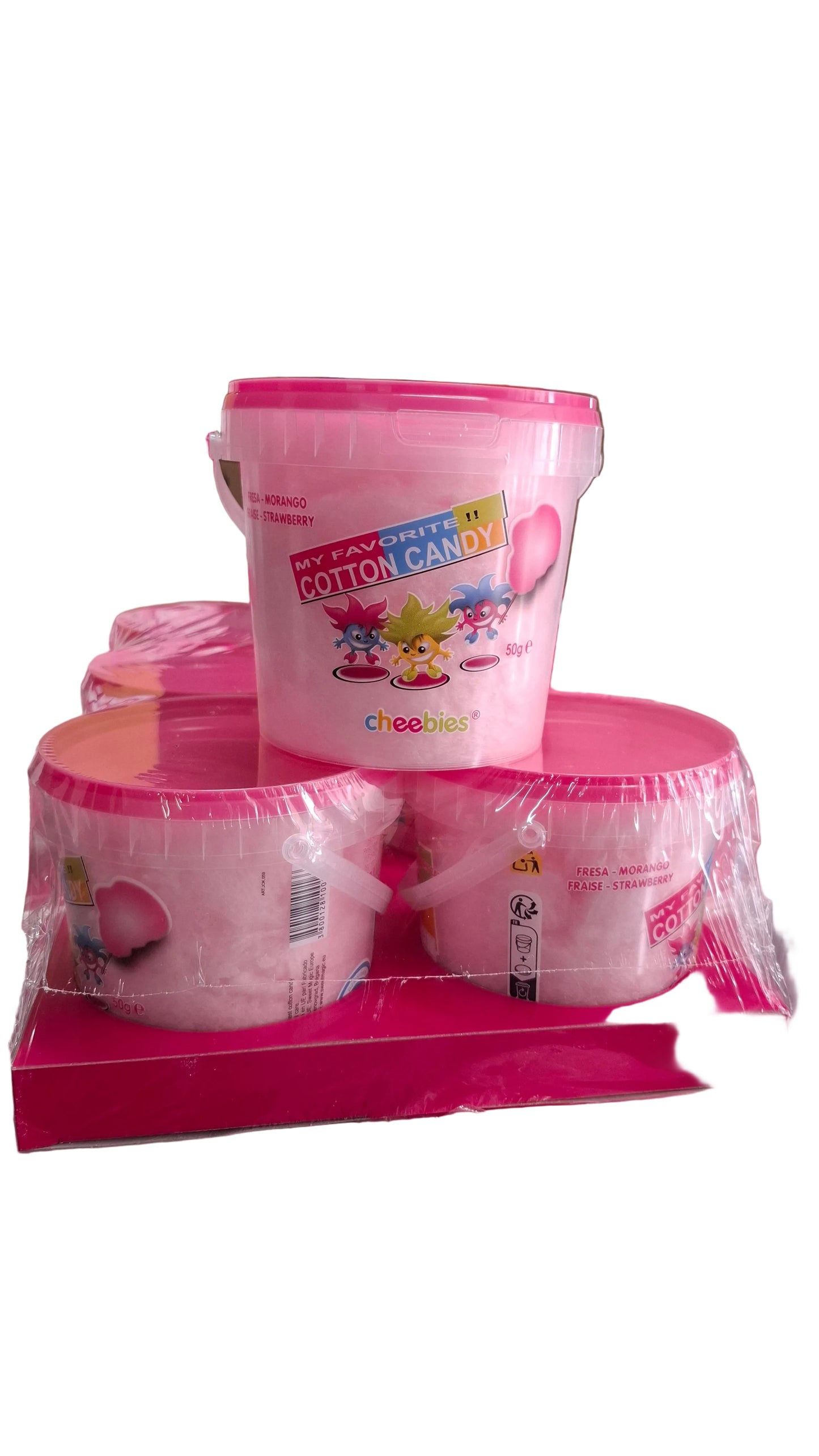 Algodão Rosa 50gr c/6uni