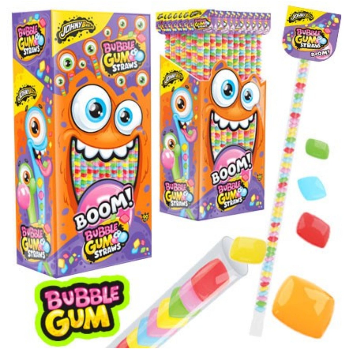 Bubble Gum Straws c/90uni
