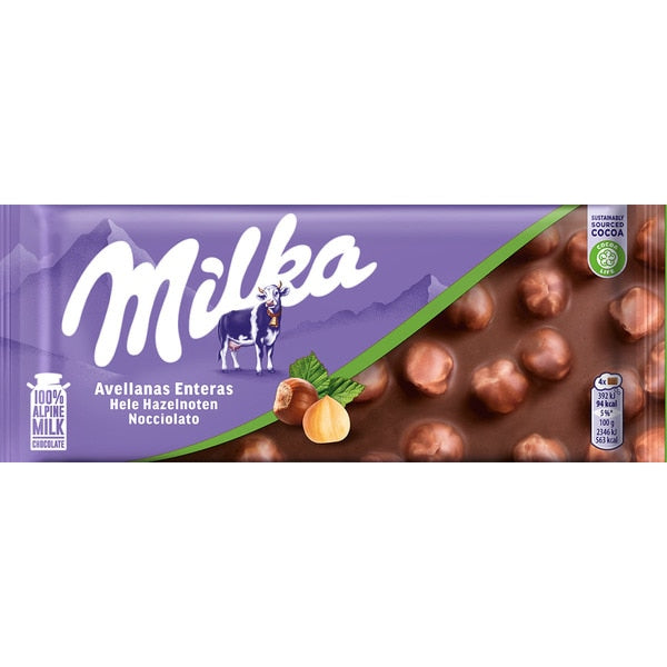 Milka Avelã Inteira 100gr