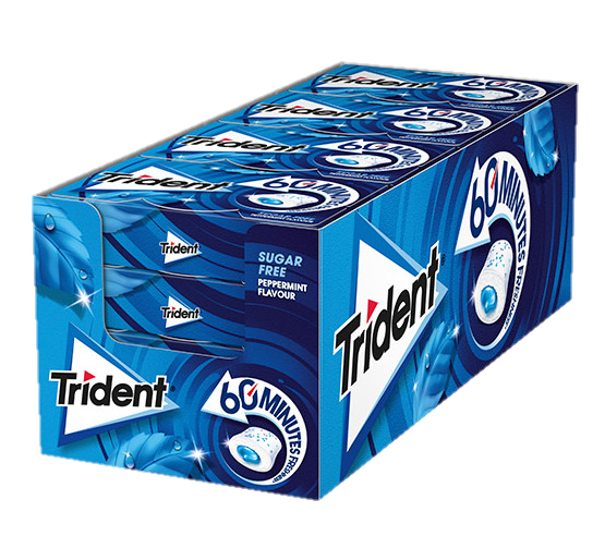 Trident 60 minutos Peppermint c/16uni