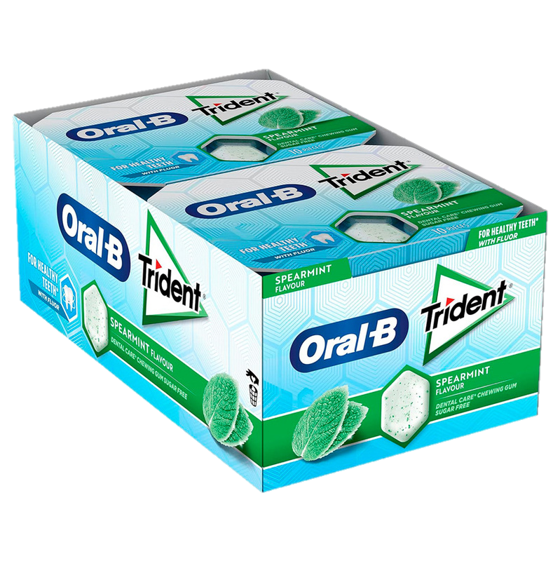 Trident Oral-B Spearmint c/12uni