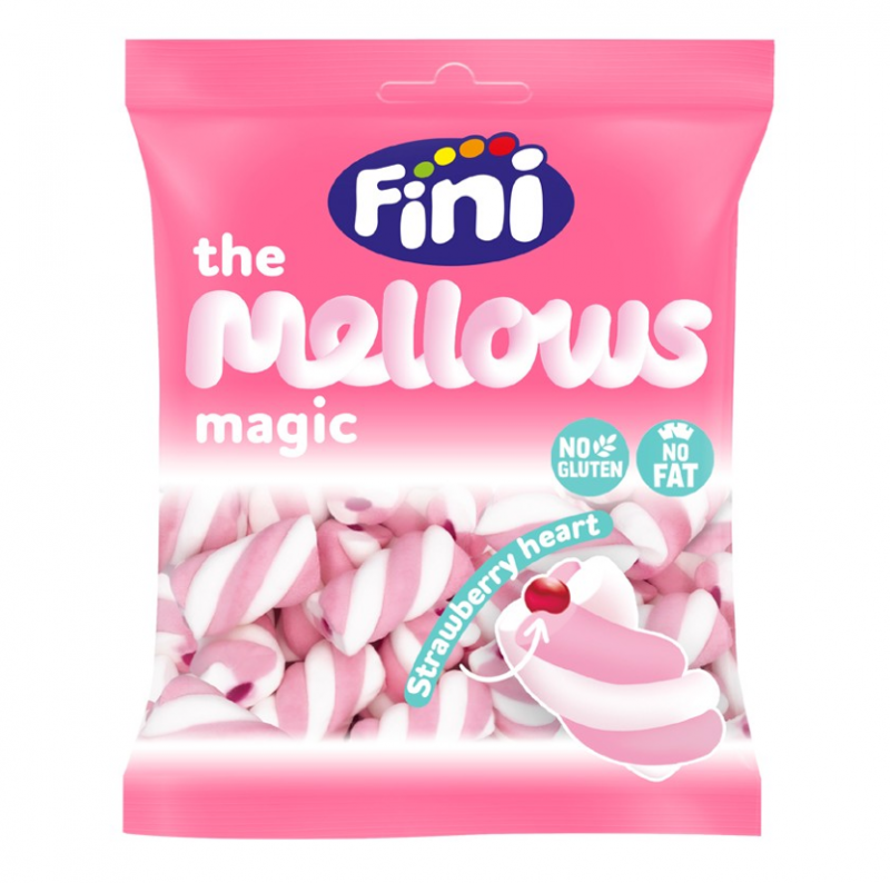 Marshmallow Recheio Morango 12x80gr