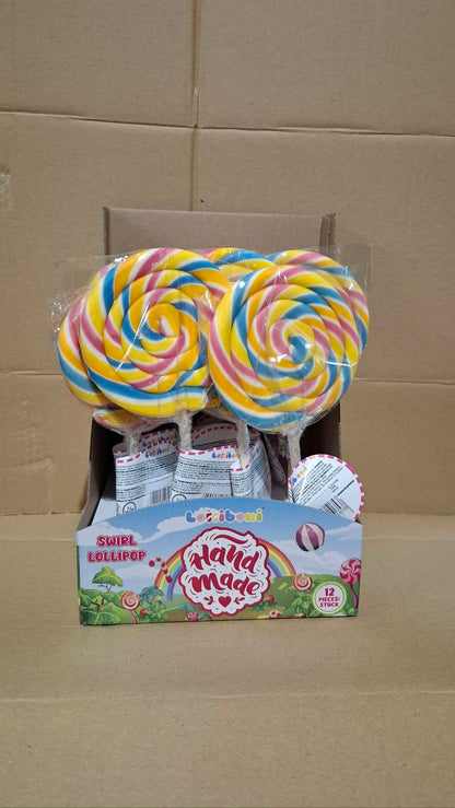 Chupas Swirl Lollipop c/12uni 100Gr