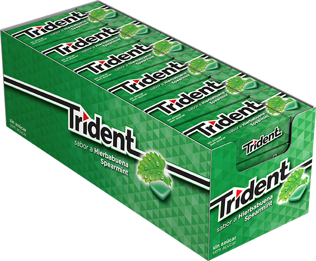 Trident Spearmint c/24uni