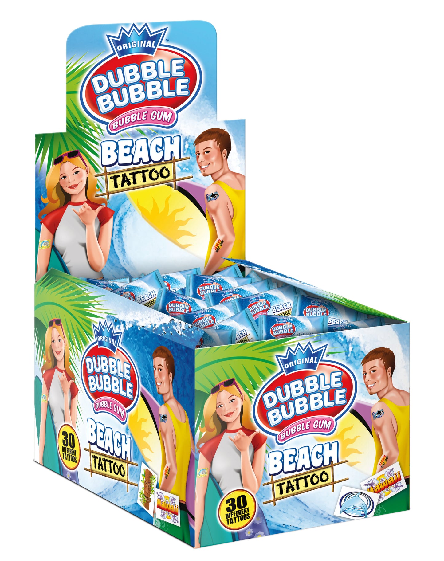 Bubble Gum Beach Tattoo c/200uni