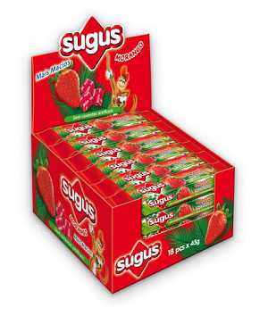 Sugus Morango c/18uni