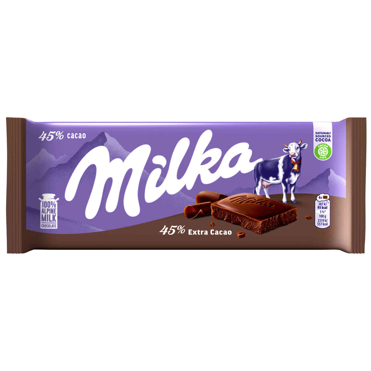 Milka 45% Extra Cacau 100gr