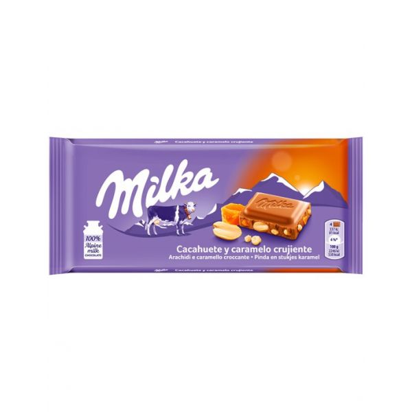 Milka Amendoim e Caramelo 90gr