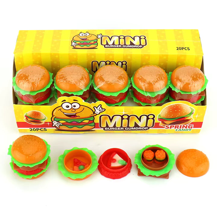 Mini Burguer GumDrop c/20uni