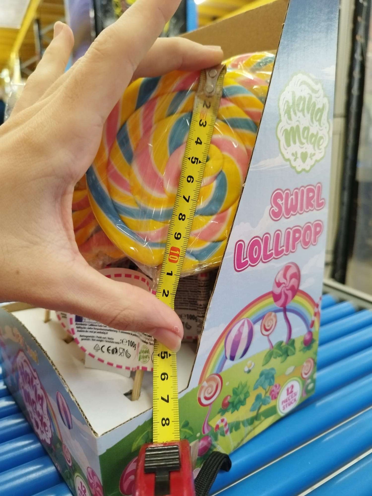 Chupas Swirl Lollipop c/12uni 100Gr