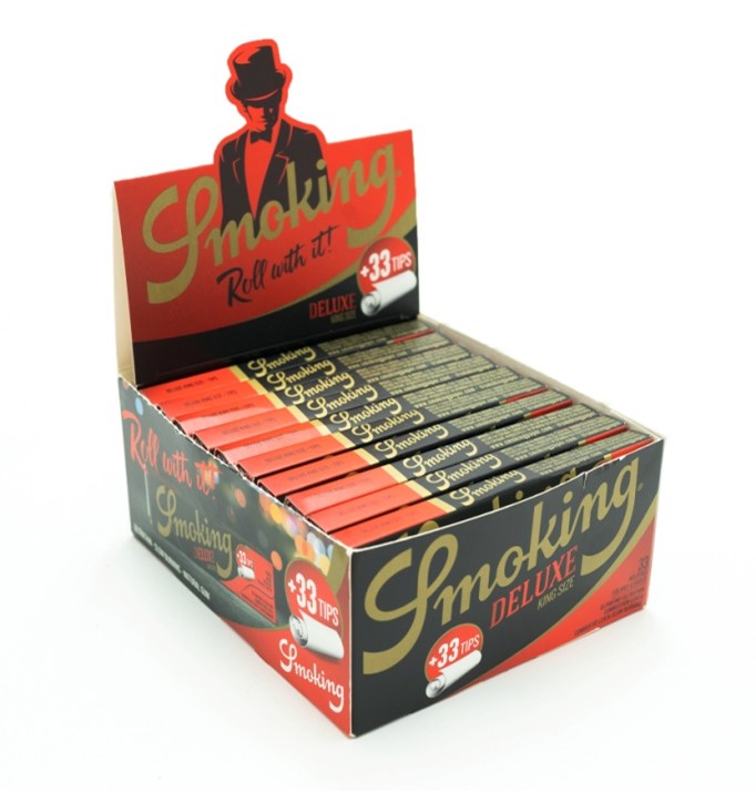 Mortalhas Smoking King Size c/filtro 24uni