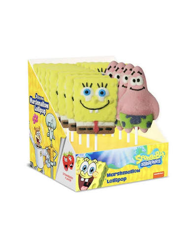 Chupas Marshmallow SpongeBob c/12uni