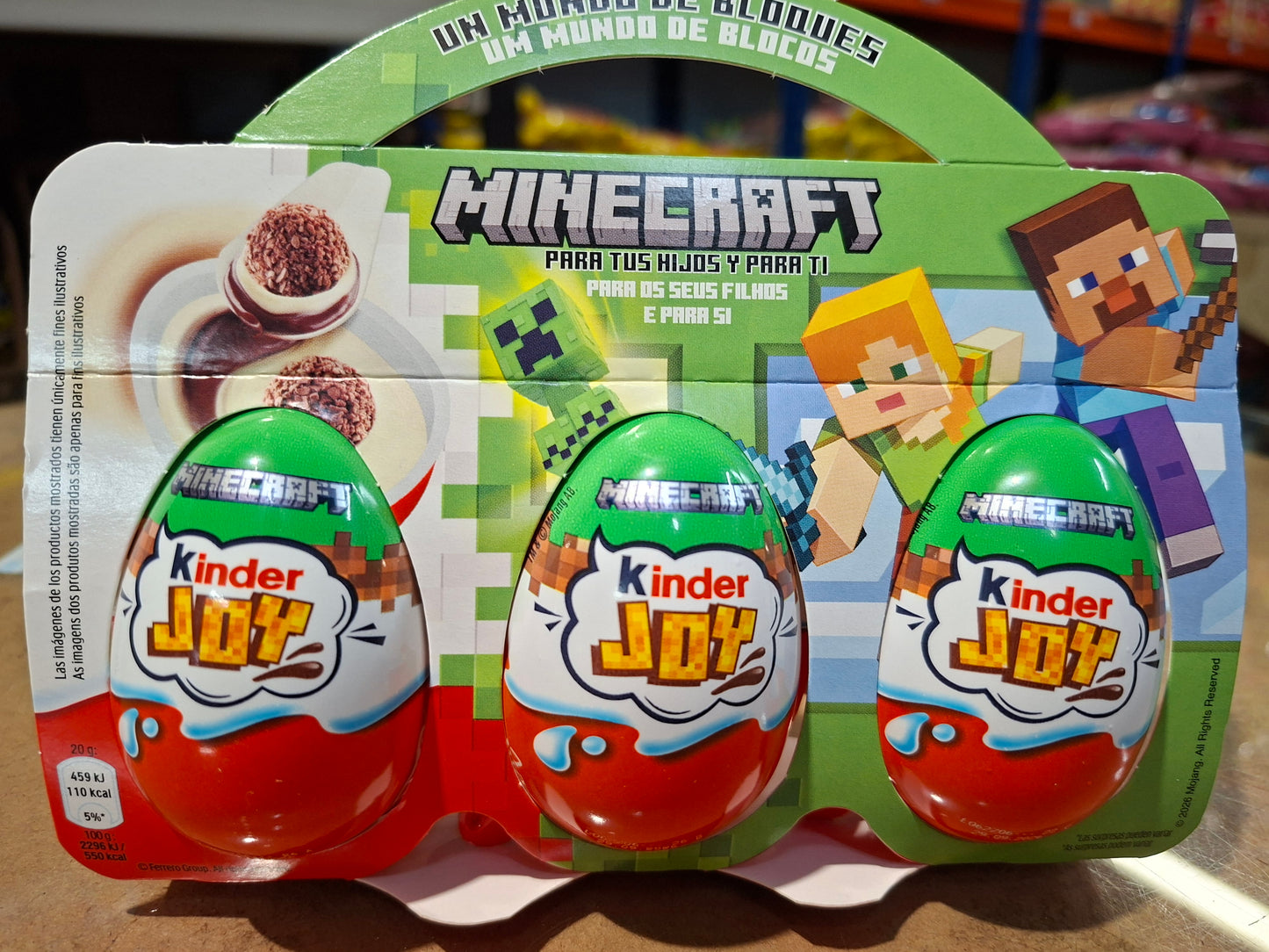 Kinder Ovos Joy c/3uni