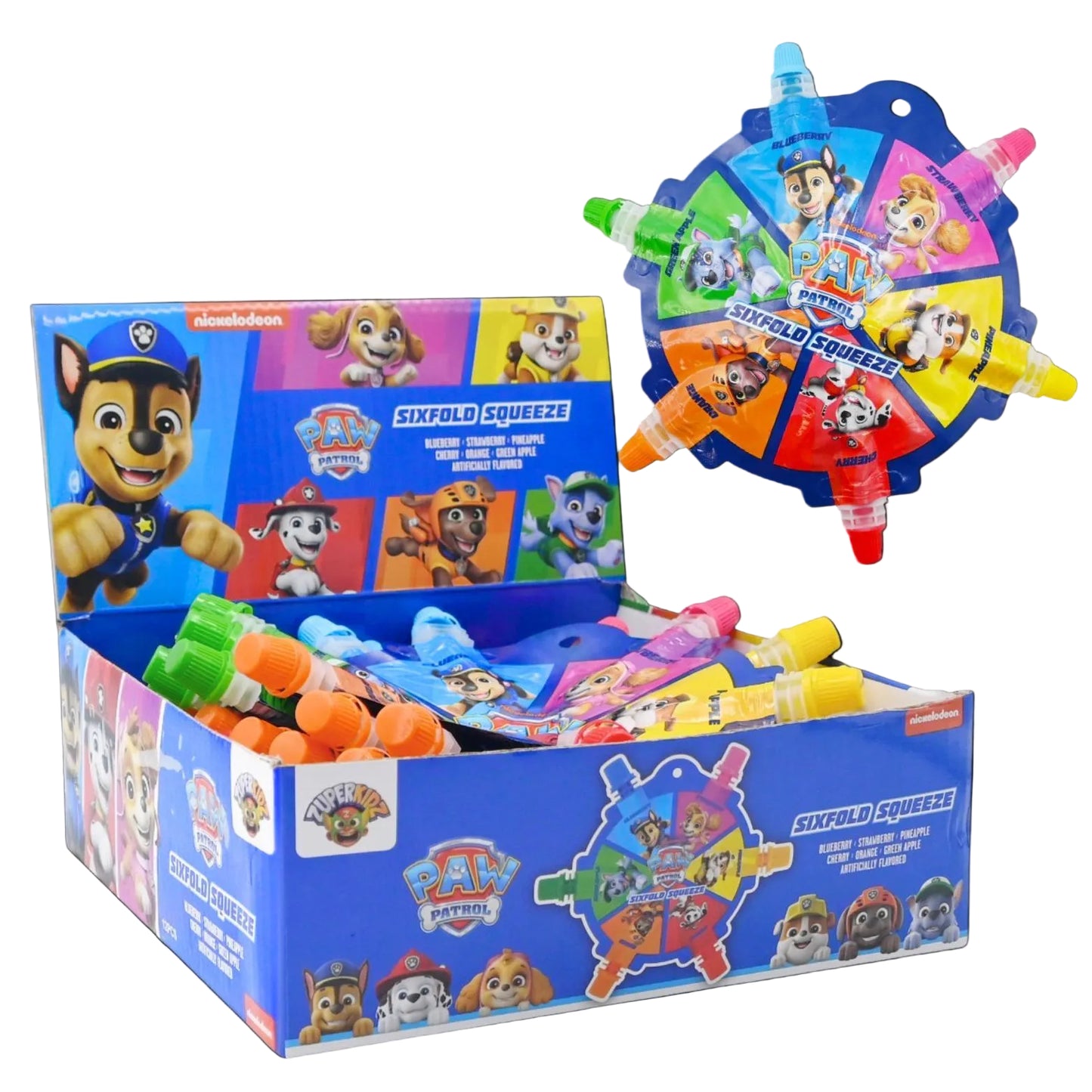 Patrulha Pata Squeeze 6 Sabores c/12uni